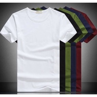 BGM POLO Unisex Cotton Plain Round Neck T- Shirt BPPMTRN004-MX - T-Shirt Kosong