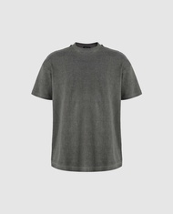 URBAN REVIVO - Áo thun nam cổ tròn hiện đại UML950018-B5A