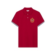 AIIZ (เอ ทู แซด)-เสื้อโปโลผู้ชาย ผ้าคอตตอน สแปนเด็กซ์ ปักตราสัญลักษณ์ Men's Embroidery Stretch Polo Shirts