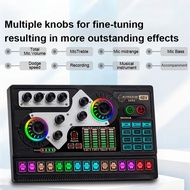 SX96 Professional Live Streaming Sound Card, ultra-high-quality audio input and output, compatible w