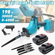 RECIPROCATING CHAINSAW GERGAJI SAW CORDLESS GERGAJI MESIN MINI