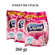 (PAKET 2 BOX ) Detergent Sayang Cair 20ml X 24 Sachet Free Tepak Makan