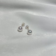 天女珍珠耳環(附真科研證書)