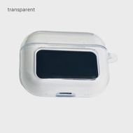 For A9 Pro Earphone Protective Cover Anti-fall Shockproof Dustproof Transparent Silicone Bluetooth E