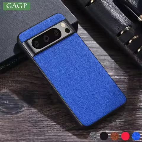 For Google Pixel 9 Pro 8A Luxury Fabric Pattern Case For Google Pixel 8 7 6 5 4 3 A XL Pro Fold Hard