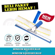 Window Washer + Window Squeegee Package 35 cm BLUE
