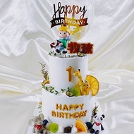 小王子動物 生日蛋糕 客製 造型 翻糖 周歲寶寶 兒童節 4+6吋面交