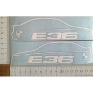 STICKER E36 SILHOUETTE MODELbmw