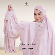 [NEW] Telekung Koleksi Nazeera Telekung Premium Hanna Mirae nazeera – Sesuai Untuk Hantaran & Hadiah