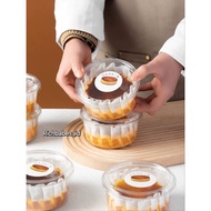 Mika basque cheese cake box burn cheese cake mika cake dessert 4 inch 10pcs 4 inch cake box