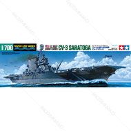 TAMIYA 31713 1/700 U.S. Navy Aircraft Carrier CV-3 Saratoga ชุดโมเดลประกอบทามิย่าแท้