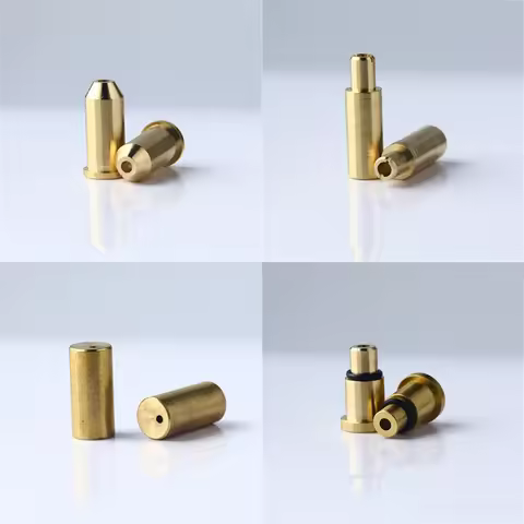 4pcs/Set Universal Brass Copper Nozzle Refill Butane Gas Adapter Fit For S.T Dupont Yellow/Red/Green
