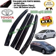Toyota wish Yr 2003-2008 Car Gutter slim Quality model
