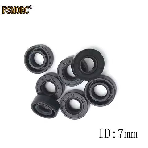 NBR Shaft Oil Seal TC-7*14*15*16*17*18*19*20*22*31*4/5/6/7/8 Rubber Covered Double Lip With Garter S