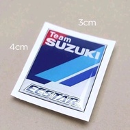 Suzuki TEAM ECSTAR resin sticker emblem