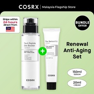 COSRX Renewal Anti-Aging Set [The 6 Peptide Skin Booster Serum 150ml + The Retinol 0.1 Cream 20ml]