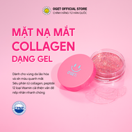 Mặt Nạ Mắt Cải Thiện Nếp Nhăn Giảm Thâm Dưỡng Trắng OGET Pink Collagen Hydrogel Eye Patch 45g