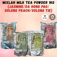 MIXLAH MILK TEA POWDER 1KG(JASMINE/DAHONGPAO/OOLONG PEACH/OOLONG TIE)