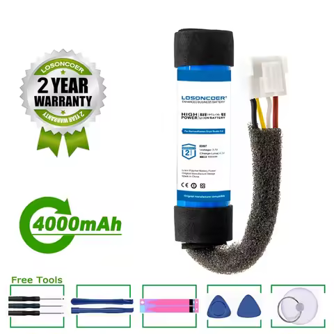 LOSONCOER 4000mAh ID997 Battery For Harman/Kardon HKOS6BLKSG HKOS6GRYSG Onyx Studio 5 6 CS-HKE500SL 