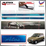 [BESI] Hyundai Inokom Atos Stainless Steel Side Door Moulding Garnish Body Lining Panel Car Accessor