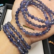 Iolite Diamond Cut Iolite Hand Beads 6mm Iolite Iolite 🌠Three New Crystals🌠Blue Hand Beads Diamond C