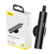 Baseus Car Safety Hammer Auto Emergency Glass Window Breaker Seat Belt Cutter Life-Saving Escape Car