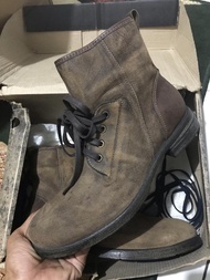 Sepatu Kulit boots pria Democrata original 41 sepatu motor pria