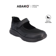 ABARO 2831MF School Shoes Girl Series - Black School Shoes/Kasut Sekolah Hitam