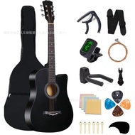 Guitar Package 38 Inch Acoustic Acoustic Guitar Novice Practice Guitar