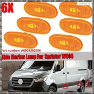 [L W H Y] 6X Car Side Marker Lamp Housing for - Sprinter W906 A0038202956 Side  Signal Clearance Lig
