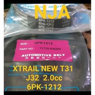 Fan v belt fan belt 6pk-1212 Xtrail new T31 gen 2 J32 2.0cc wuling cortez 6pk1212