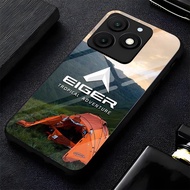 Softcase Glass Glossy Shiny Glass for ITEL A50 - ITEL A70 - Latest ITEL A90 - Fashion EIGER - Glossy
