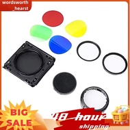 For  AD300PRO Flash Compatible Accessories Kit- Honeycomb Grid and 4 Color Filters Included in BD-10