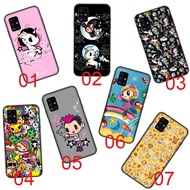 Tokidoki Design Black Soft Case Compatible for Realme Narzo 20 30A 8 8I 50I Pro