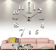 นาฬิกาติดผนัง 3d ขนาดจัมโบ้ สติกเกอร์ อะคริลิค 1.5m ขนาดใหญ่ Wall Sticker Clock 3D DIY Jumbo Size Acrylic Mirror พร้อมส่ง นาฬิกาแขวนผนัง