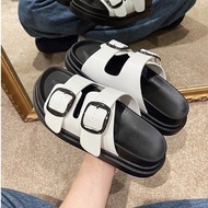 Dép Xuồng 2 bản quai ngang da mềm đế êm ( Form bé lấy tăng lên 1 size )