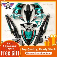 LC135 New V6/V7 Tanam Sticker Airbrush Petronas 75 Coverset Yamaha LC Bodyset Green