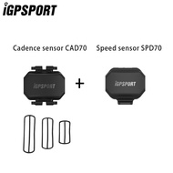JRBAS IGPSPORT SPD70 CAD70เซนเซอร์ความเร็วสองโหมดรองรับจักรยานจังหวะเครื่องวัดชีพจร HR70 HR40สำหรับ