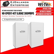 Wi-Tek Wi-Cpe511-Kit 5.8Ghz 300Mbps Outdoor Wireless Transmitter for CCTV