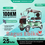 saige sepeda listrik unicorn golf mobil dinamo 800w baterai 60v 20A