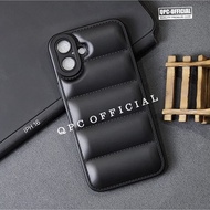 iphone 16 iphone 16 Plus iphone 16 Pro iphone 16 Pro max Case Macaron Black Motif Pillow Case 3D Jac