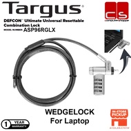 TARGUS ASP96RGLX (DEFCON™ Ultimate Universal Resettable Combination Lock)