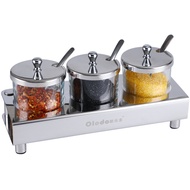 Olodo | Kitchen Seasoning Container Set 304 Stainless Steel