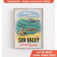 Wall paintings, Sun Valley Idaho Print, Sun Valley Wall Art, Idaho Wall Art, Vintage Wall Art, free 