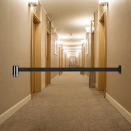 【VVL】-Crowd Control Retractable Belt Barrier - 10Ft Wall Mounted Safety Barrier Belt Queue Line Divi