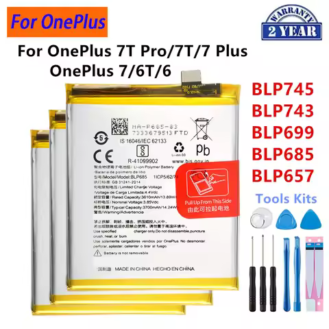 Brand New BLP745 BLP743 BLP699 BLP685 BLP657 Replacement Battery For OnePlus 7 Plus OnePlus 7T Pro O