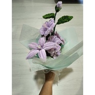 chenille twisted wire flower boquet