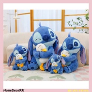 Stitch Plushie MonsterInc Mike Plush Toy Comforter Plushie Brithday Stitch Doll with Donald Duck Ana