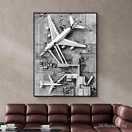 Black And White Airbus A380 Aviation Poster And Print Modern Home Decor,No Frame Canvas Painting Gif