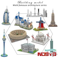 World Famous Building 3D Puzzle Tower Bridge Triumphal Arch Empire State Building Creative Education